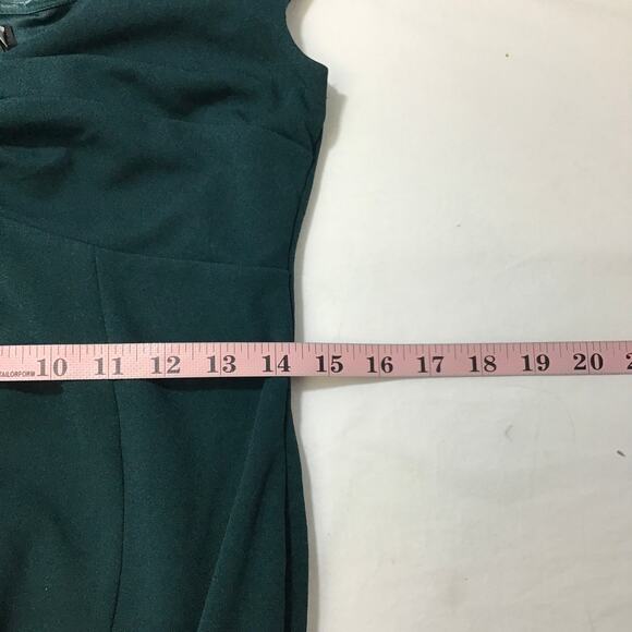 LULU'S M Emerald Behold My Love Off-The-Shoulder Twist-Front Maxi Dress NEW B45 - Picture 7 of 10